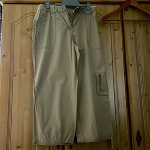 JJill cotton cropped pants